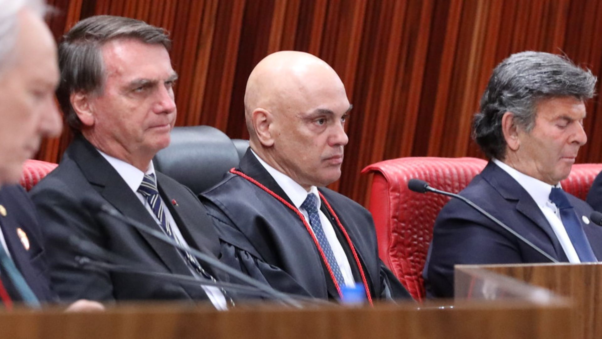Cerimônia de posse do ministro Alexandre de Moraes como presidente do TSE em 2022. Foto: Antonio Augusto/Secom/TSE