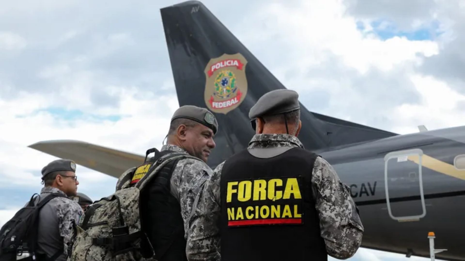 Força Nacional. Foto: Tom Costa/MJSP