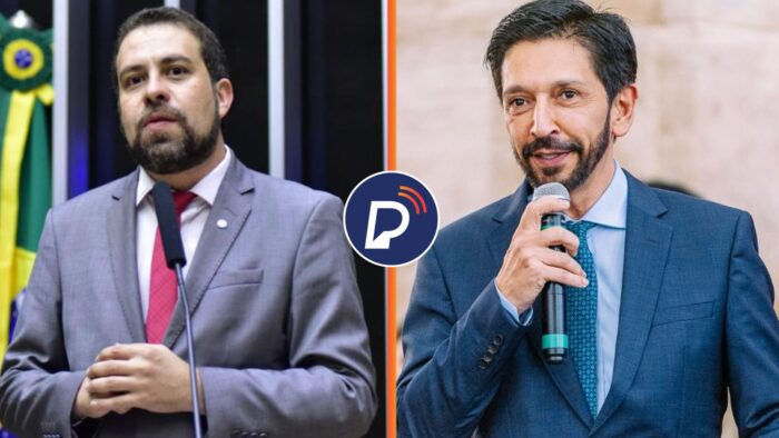 Guilherme Boulos e Ricardo Nunes. Montagem: Portal de Prefeitura