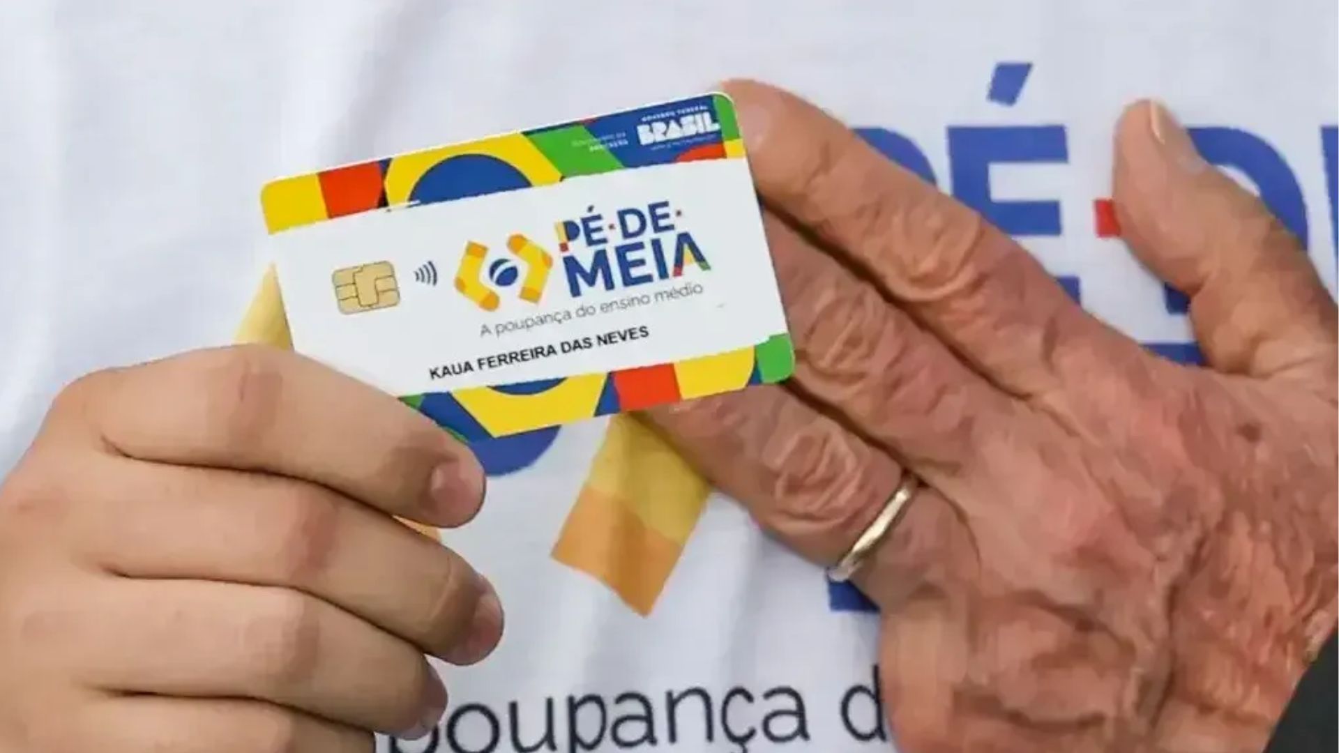 Pagamento do Pé-de-Meia. Foto: Marcelo Camargo/Agência Brasil