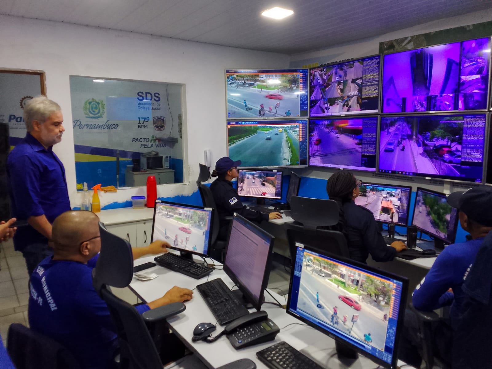 Paulista obtém recursos para implantação de nova central de videomonitoramento. Foto: Fabiane Lopes / Prefeitura do Paulista