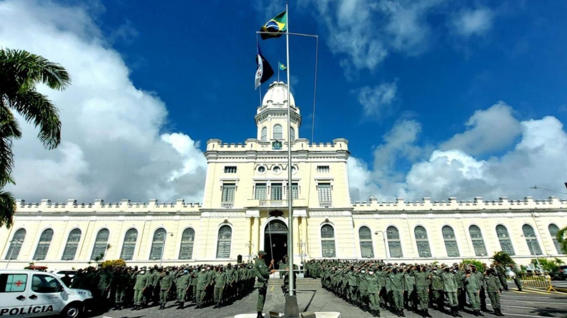 Quartel do comando geral da PMPE. Foto: Divulgação/Polícia Militar de Pernambuco.