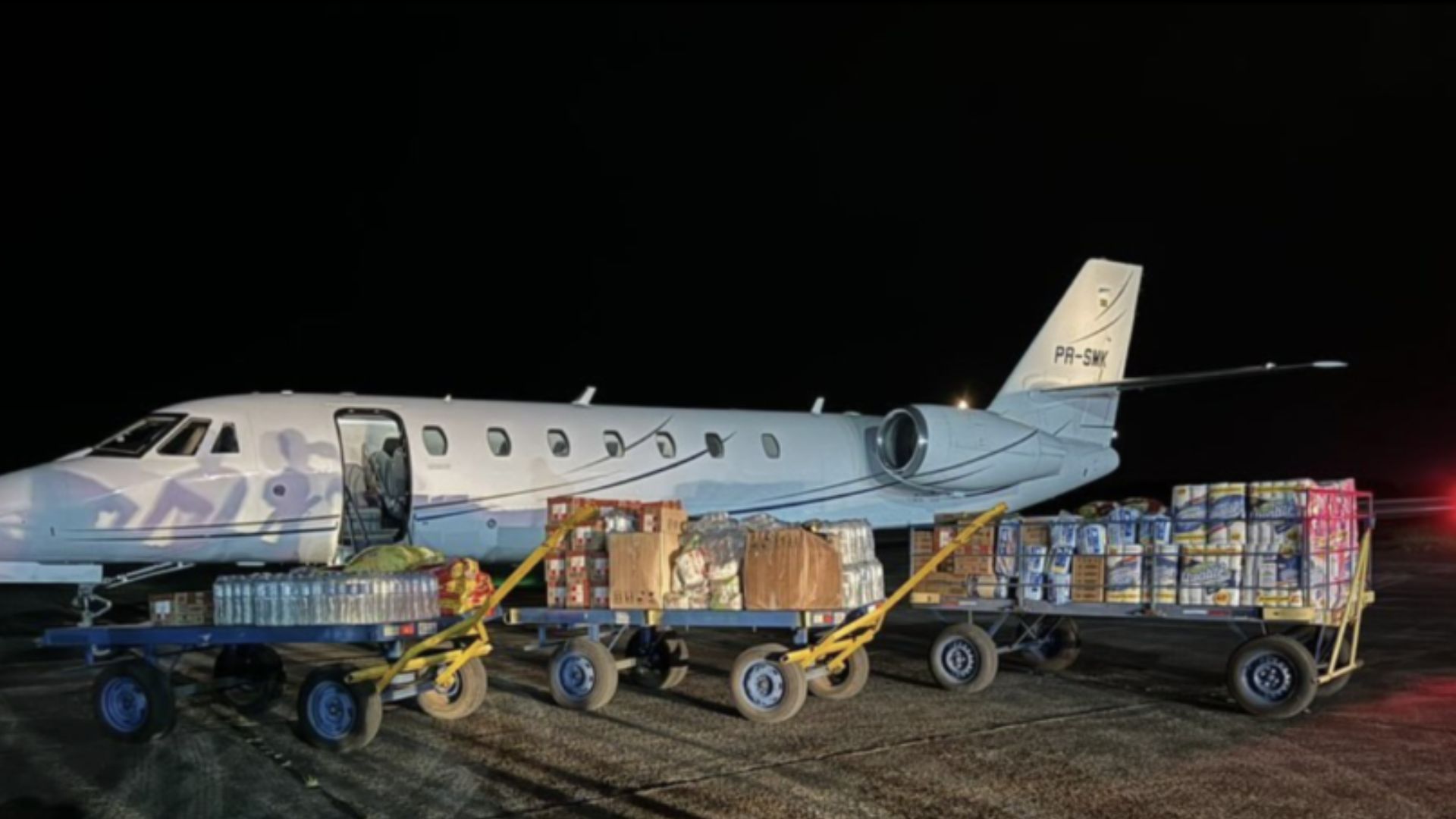 Neymar envia avião com doações para vítimas das enchentes no Rio Grande do Sul