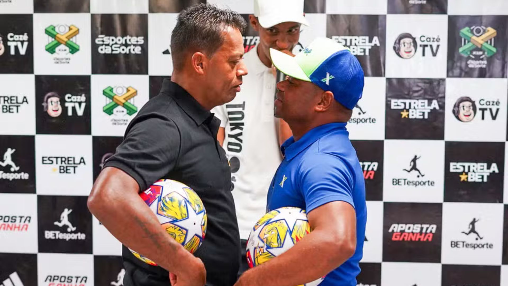 Carlinhos Bala e Marcelinho Paraíba se enfrentam nesta terça (14) em batalha de X1. Foto: Rinaldo Júnior/X1 Brazil