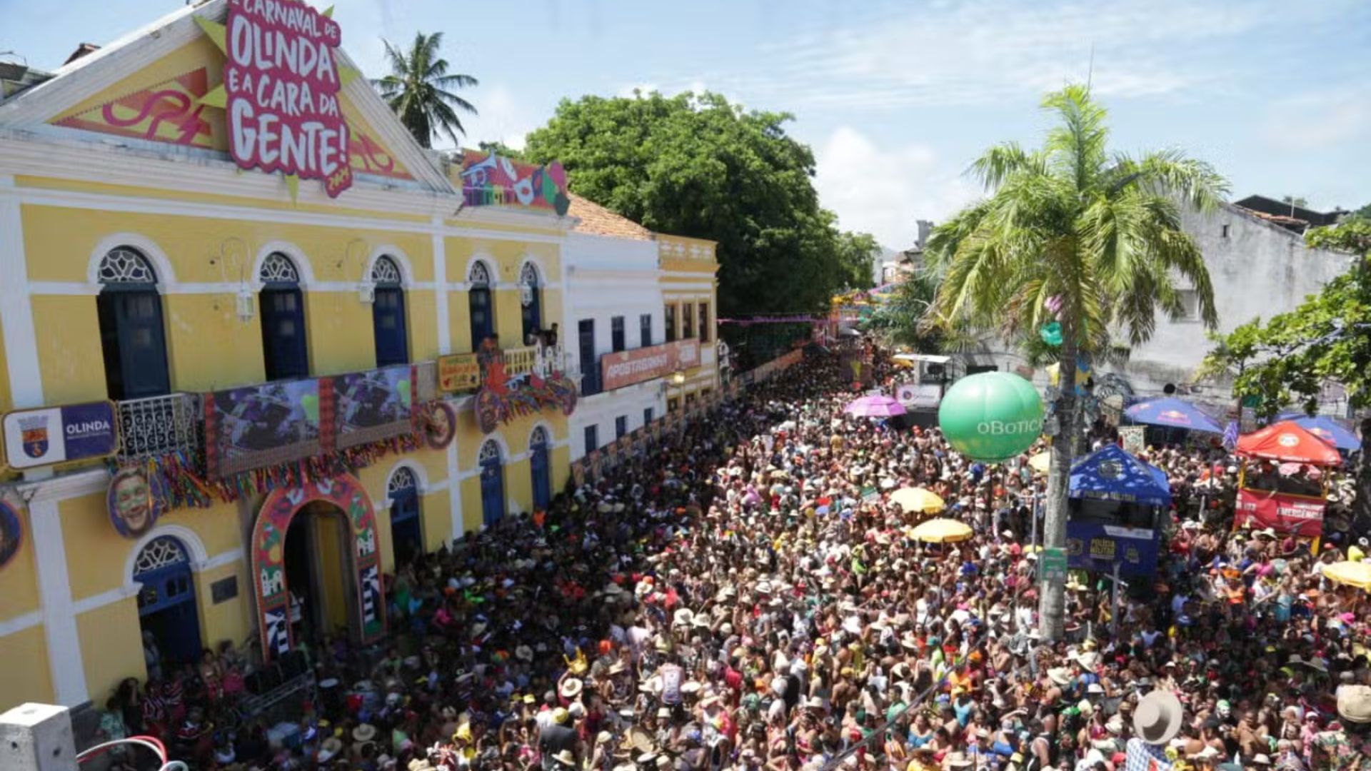 Carnaval de Olinda. Foto: Reprodução/Prefeitura de Olinda.