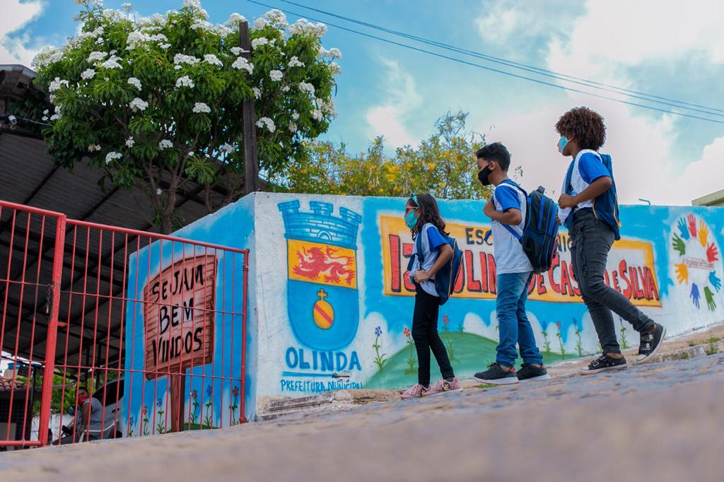 Escola municipal de Olinda. Foto: Divulgação