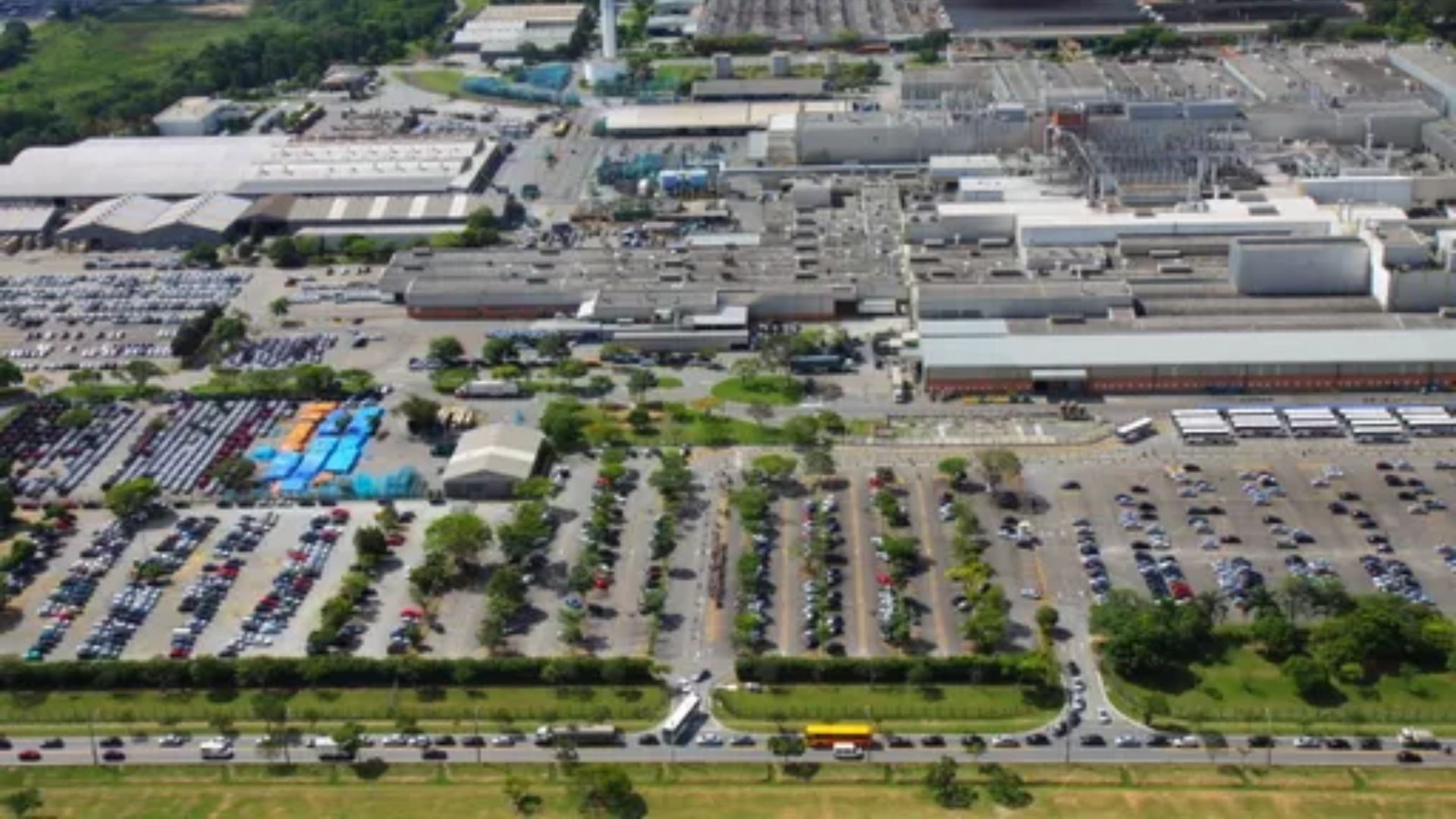 Fábrica da General Motors (GM) em São José dos Campos, no interior de São Paulo. Foto: Divulgação