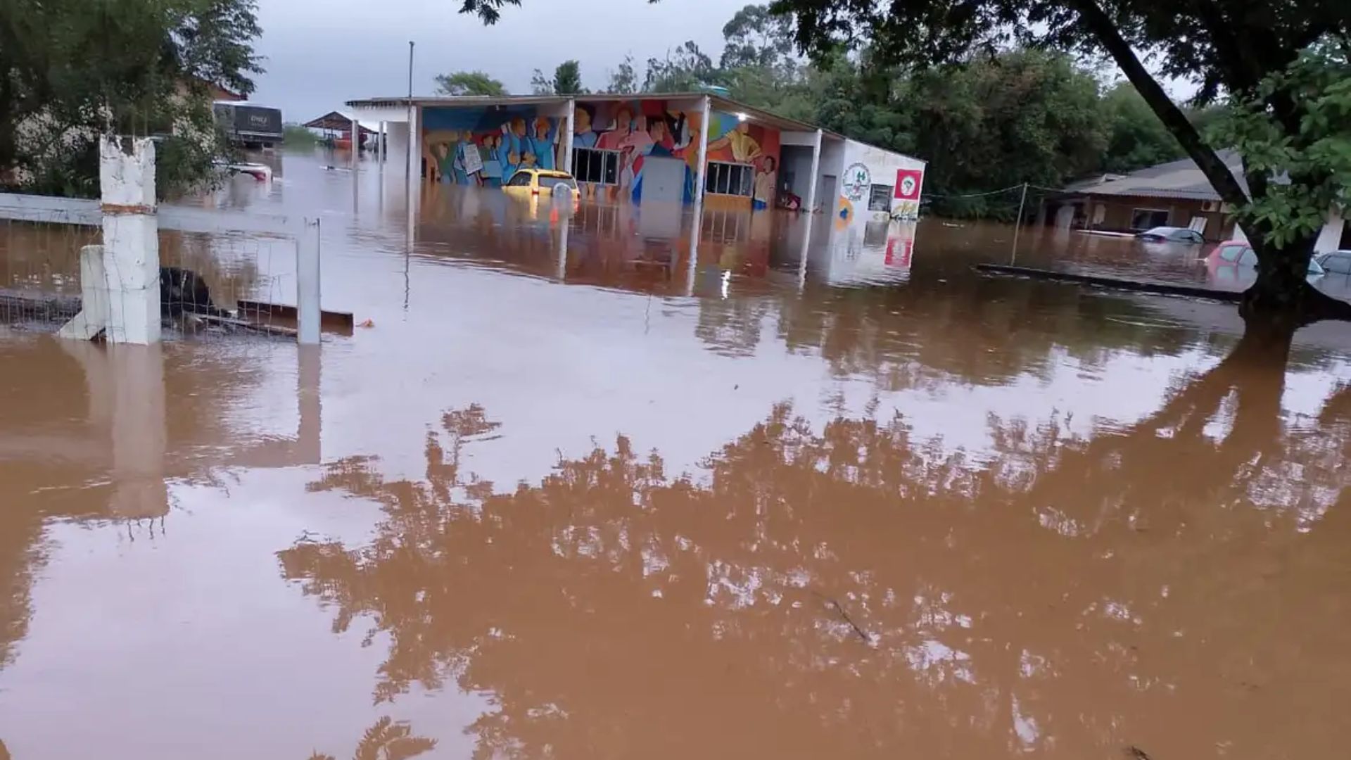 Chuvas no Rio Grande do Sul. Foto: MST-RS