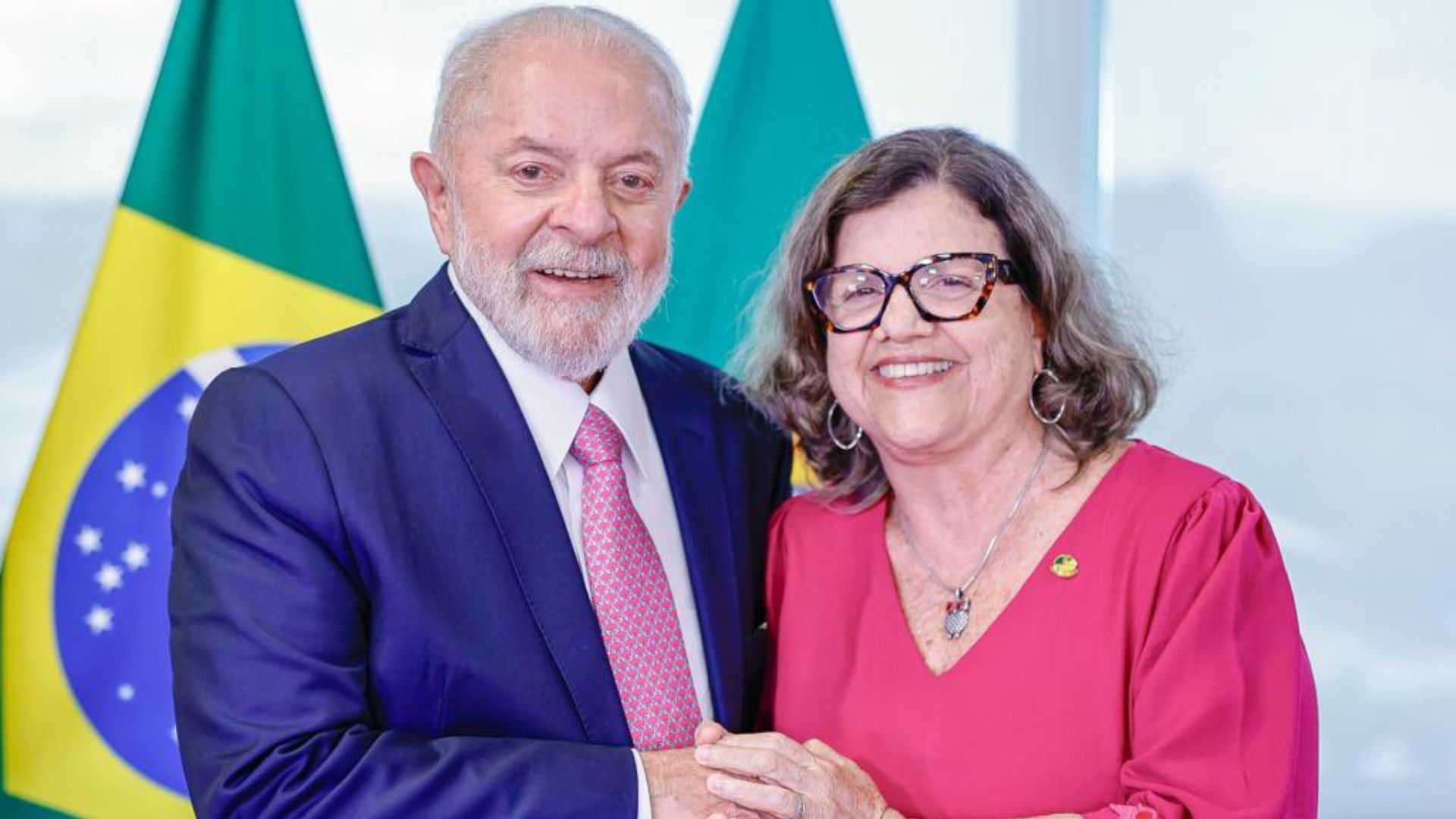 Lula e Teresa Leitão. Foto: Ricardo Stuckert