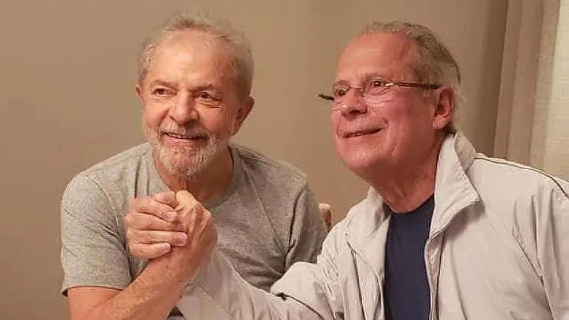 Presidente Lula e José Dirceu. Foto: Reprodução