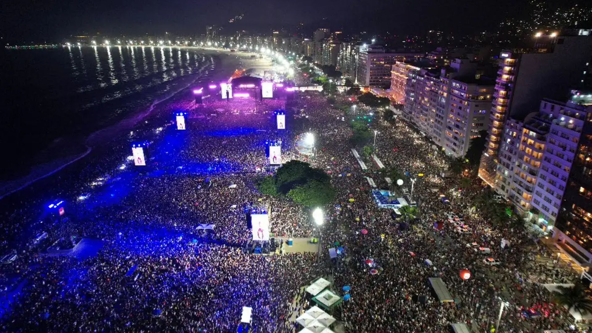 Show de Madonna. Foto: Fabio Motta/Prefeitura do Rio.