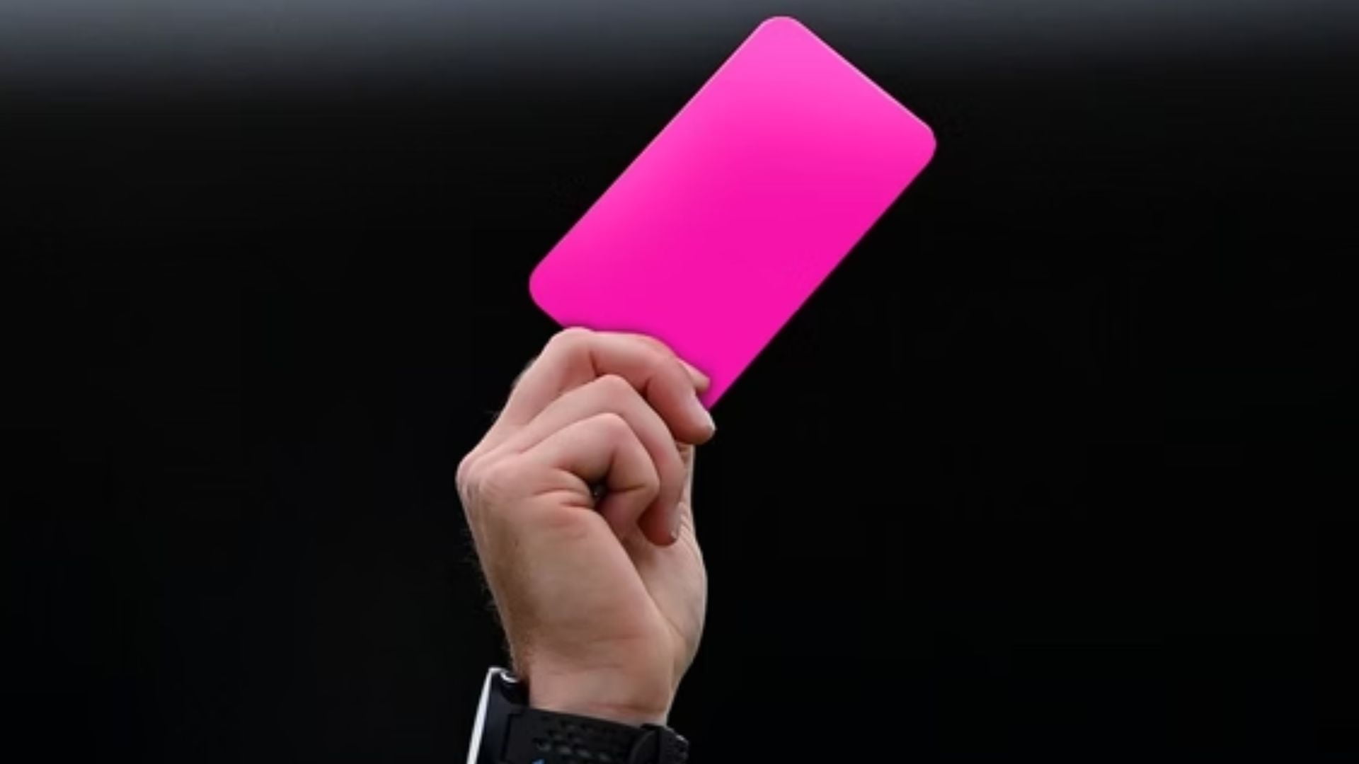 Cartão Rosa que vai ser utilizado na Copa América. Foto: Divulgação