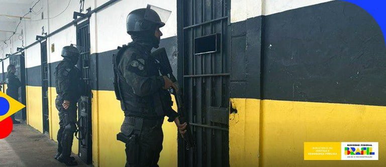 Operação em presídios brasileiros. Foto: Divulgação/ PF