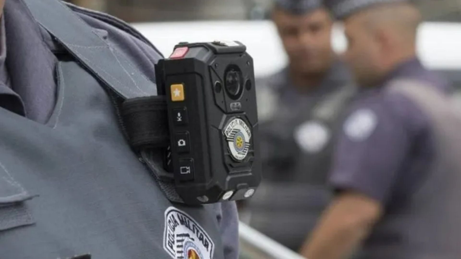 Policiais vão poder parar gravação de nova câmera corporal em SP. Foto:Divulgação/Secom/GESP.