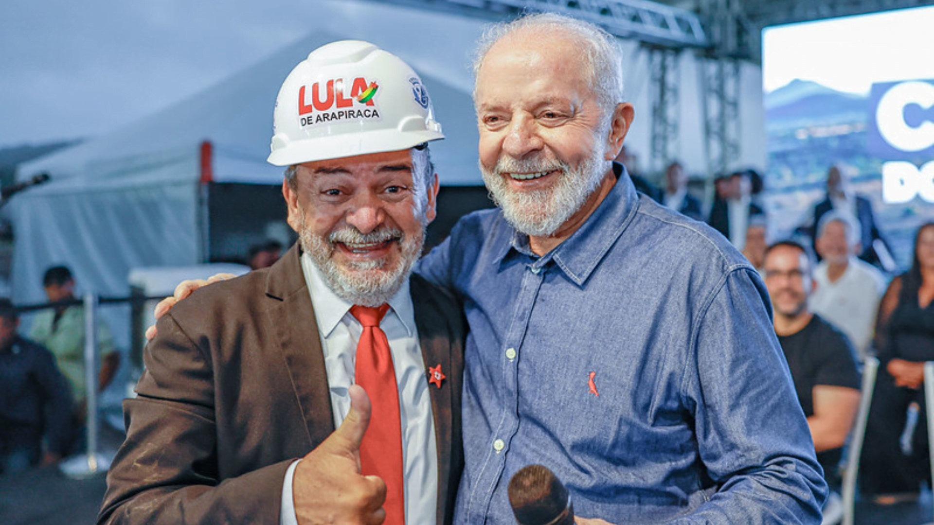 Presidente da República, Luiz Inácio Lula da Silva e sósia. Foto: Ricardo Stuckert / PR
