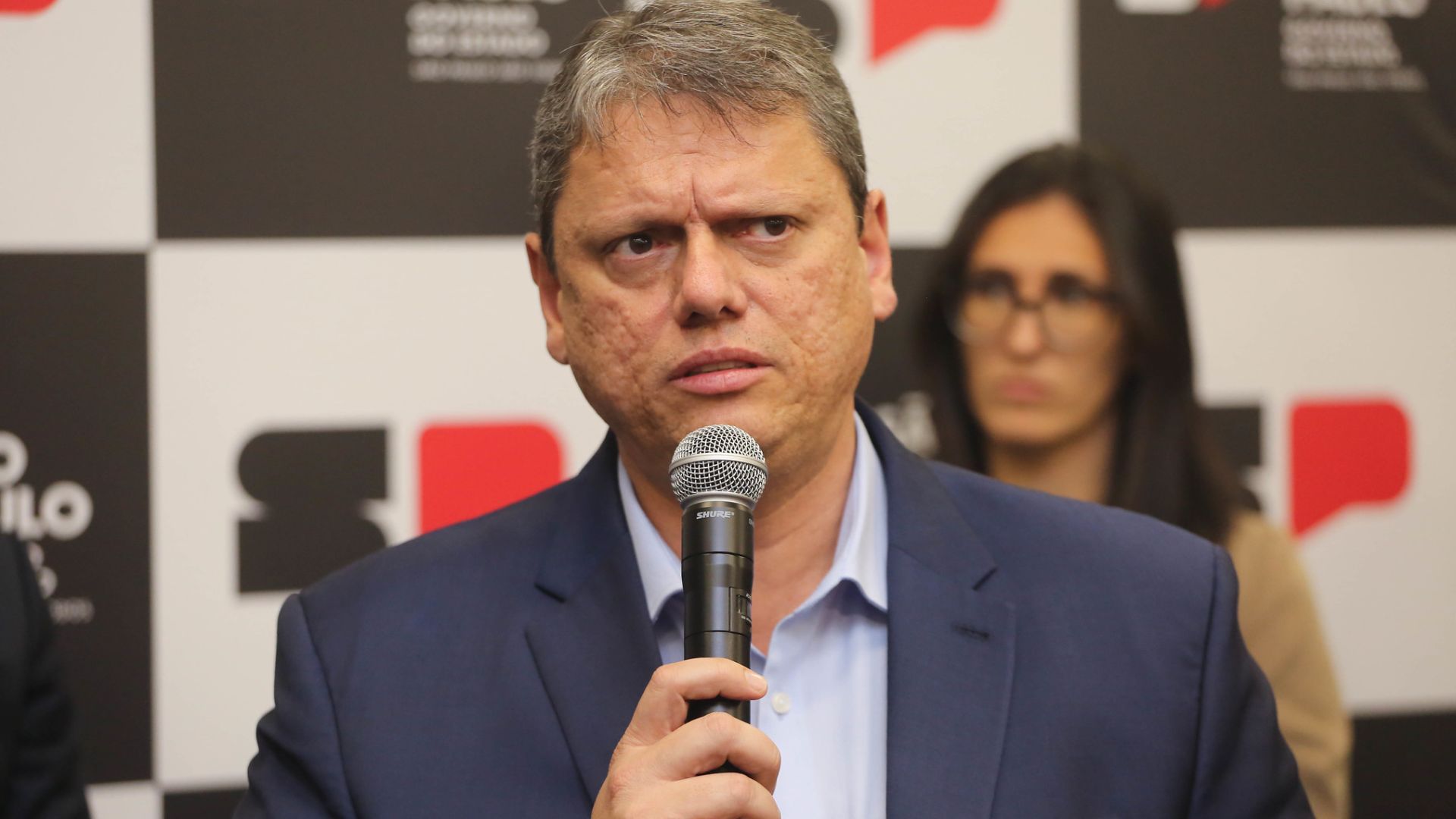 Governador Tarcísio de Freitas, de São Paulo. Foto:  Marcelo S. Camargo/Governo do Estado de SP