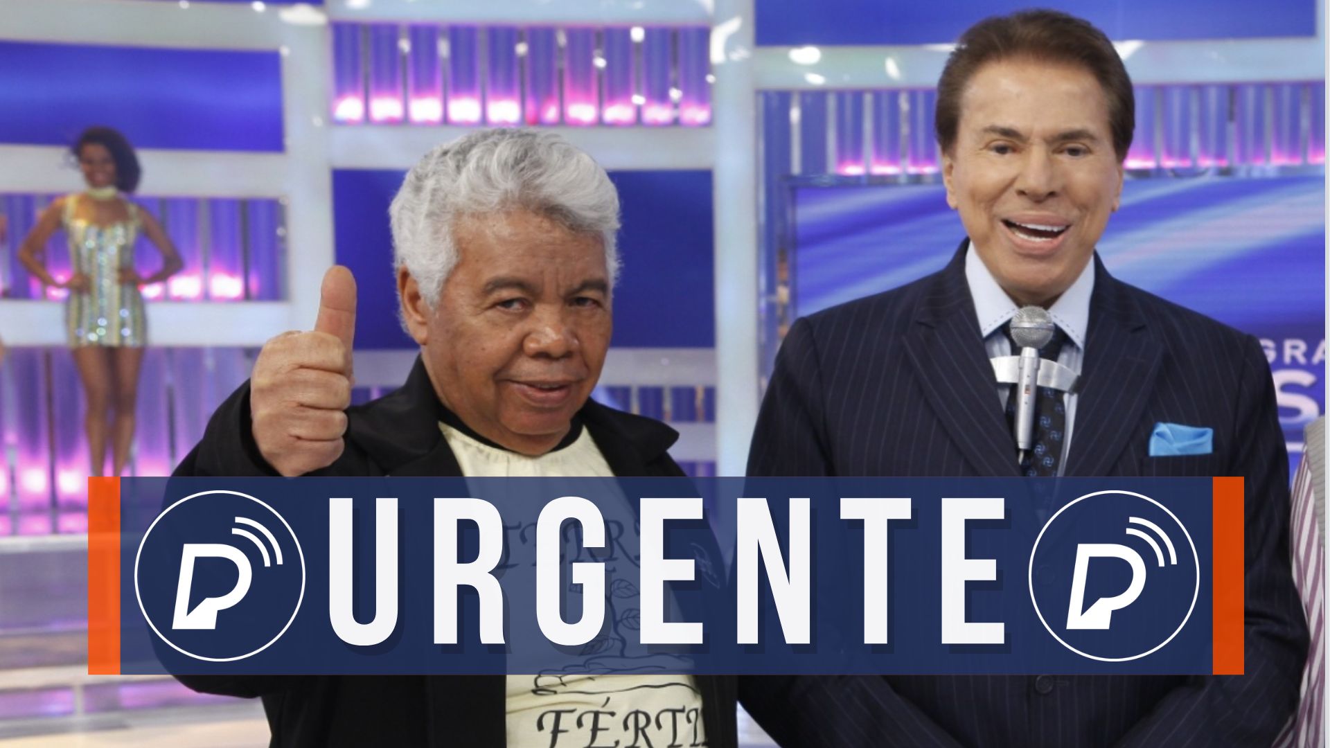 Roque, ex-assistente de Silvio Santos, está internado após sangramento no crânio.