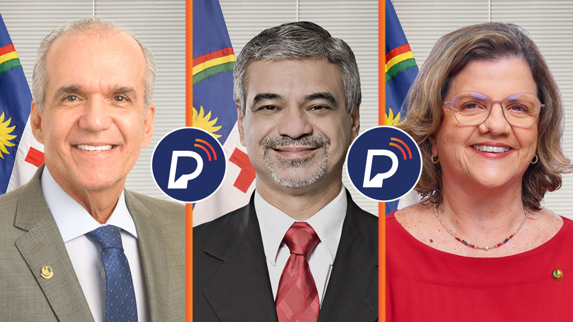 Senadores de Pernambuco. Montagem: Portal de Prefeitura