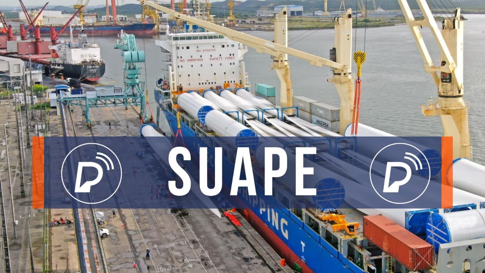 PORTO DE SUAPE: empresa chinesa realiza operação inédita; SIABA QUAL terminal equipamentos pernambuco complexo industrial