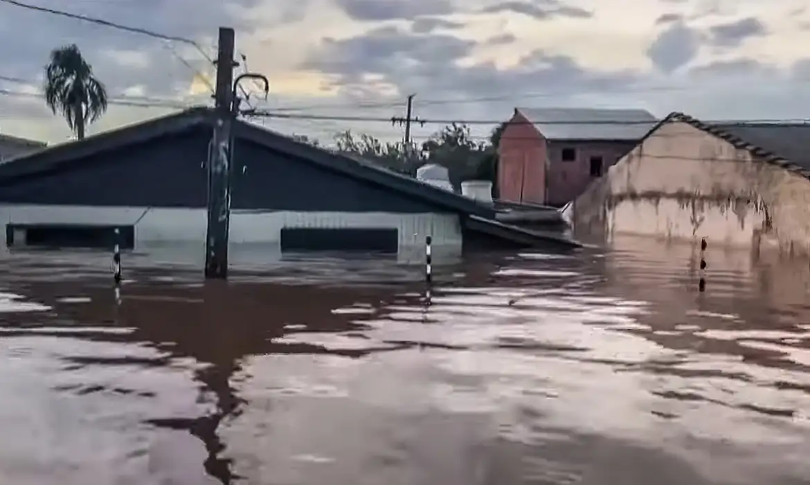 Chuvas no Rio grande do Sul. Foto: Divulgação