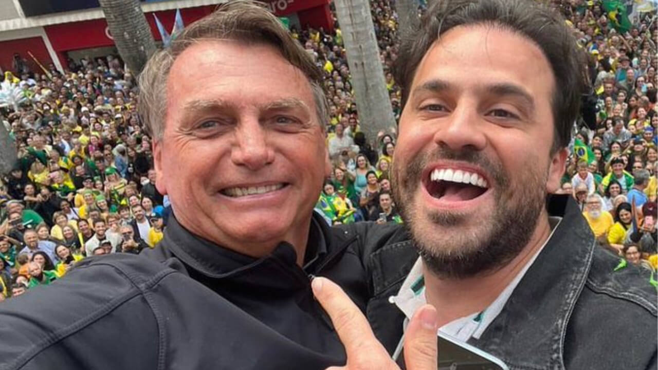 Bolsonaro e Pablo Marçal. Foto: Reprodução/ Redes Sociais