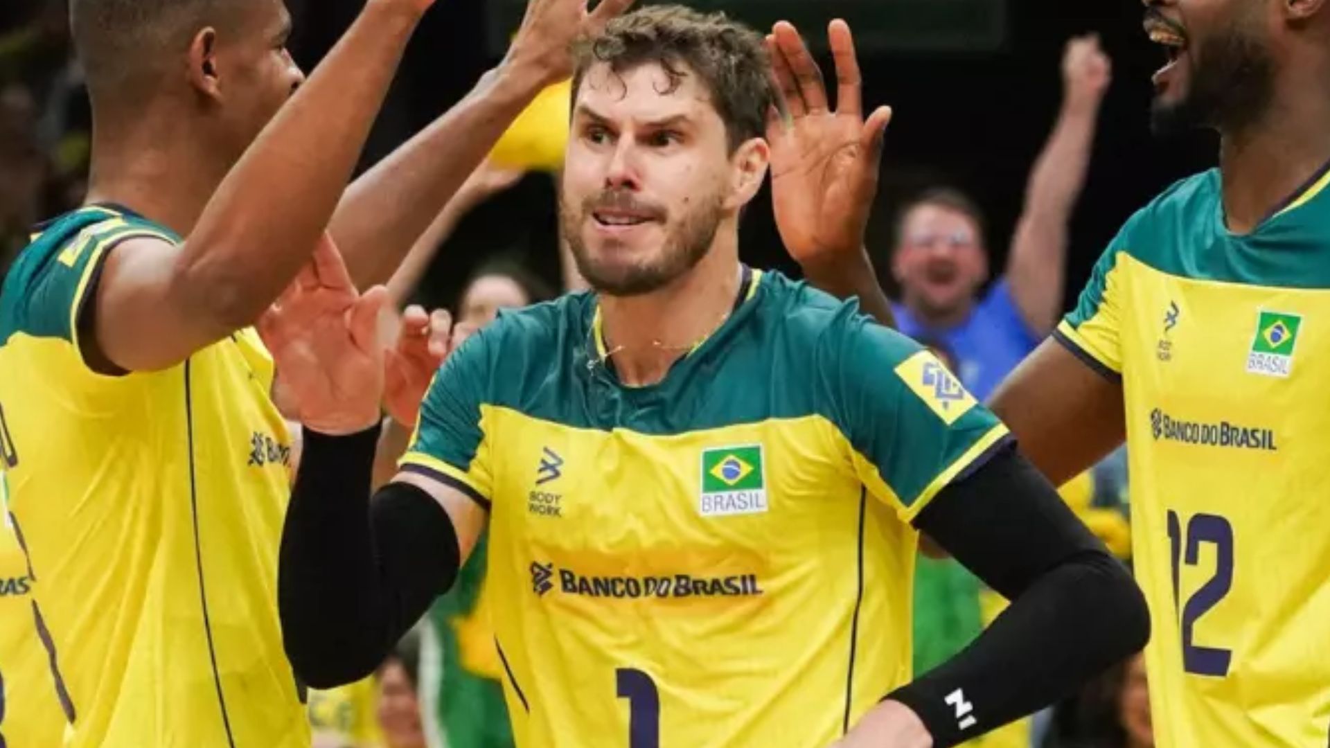 Bruninho, jogador da seleção brasileira de vôlei. Foto: Maurício Val/FV Imagem/CBV