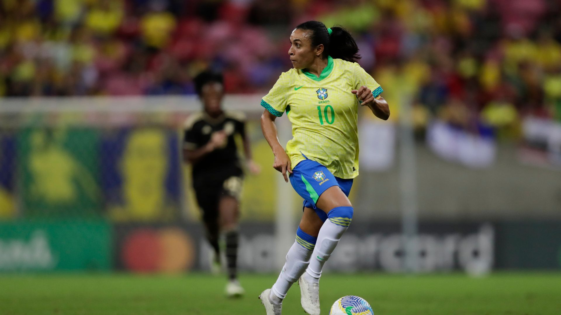 MARTA comemora resultados positivos da Seleção e garante foco nas Olimpíadas. Foto: Lívia Villas Boas / CBF