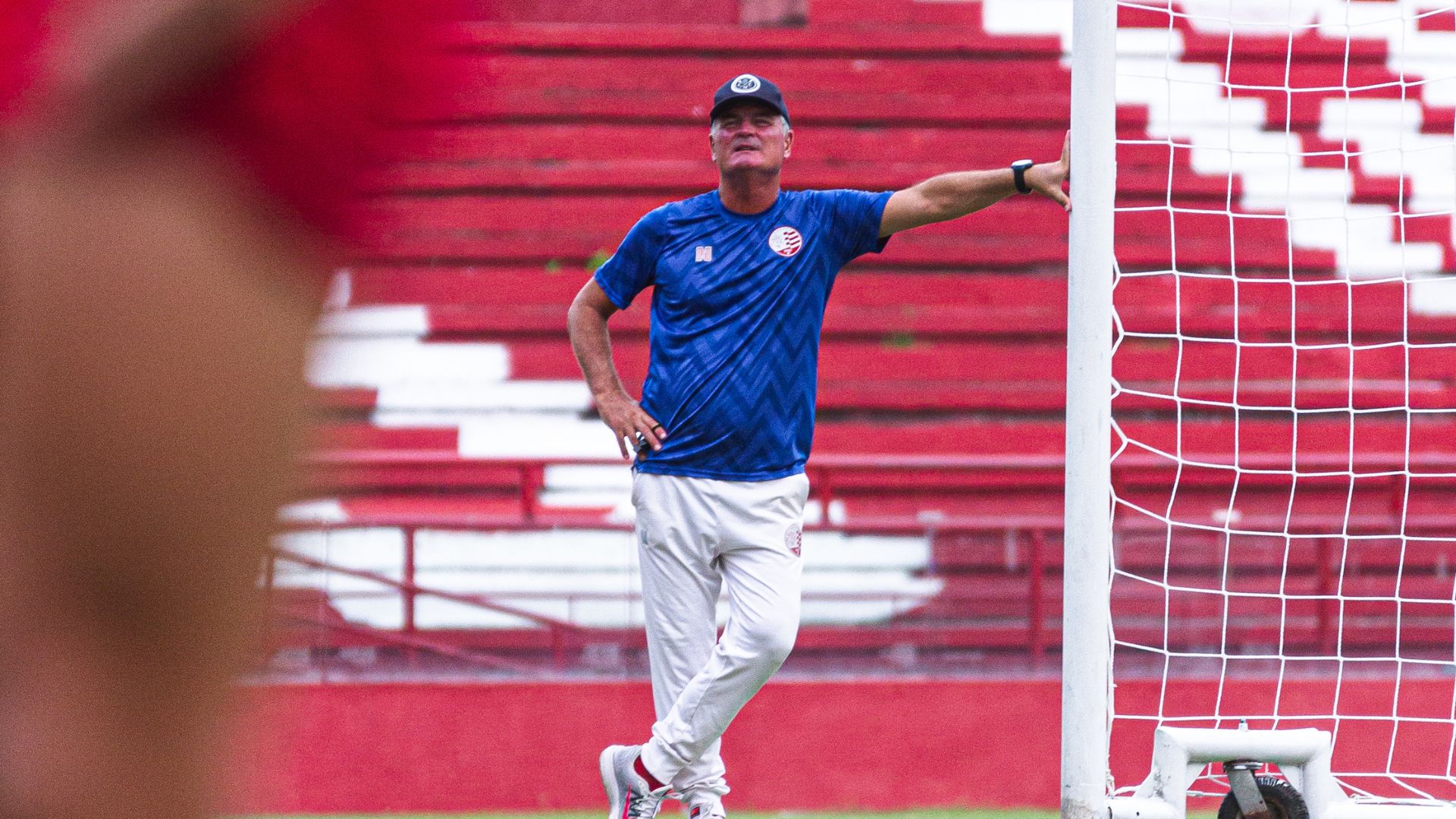 Mazola Júnior venceu apenas dois jogos no comando do NÁUTICO. Foto: Gabriel França / CNC 