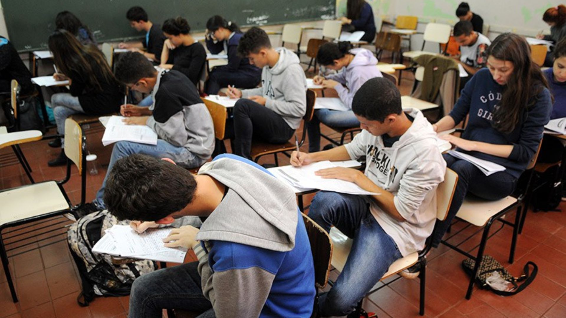 Alunos do Ensino Médio. Foto: Gabriel Jabur/Agência Brasília