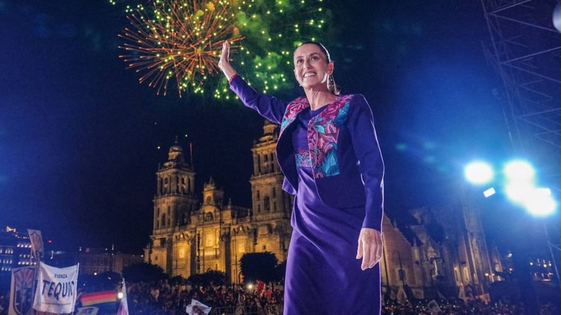 De esquerda, Claudia Sheinbaum, é eleita a PRIMEIRA MULHER presidente do México. Foto: Divulgação/Instagram.