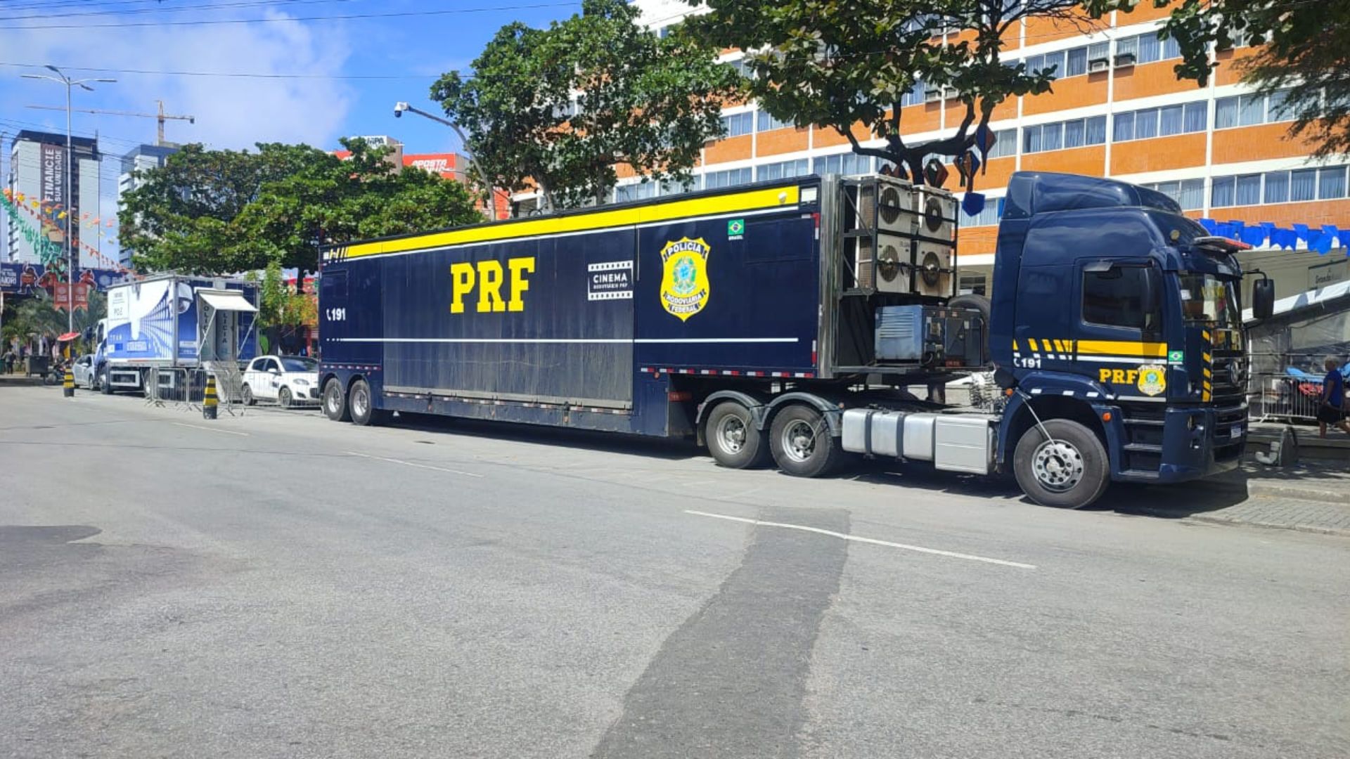 Lançamento da Carreta PRF acontece em Caruaru. Foto: Divulgação/PRF