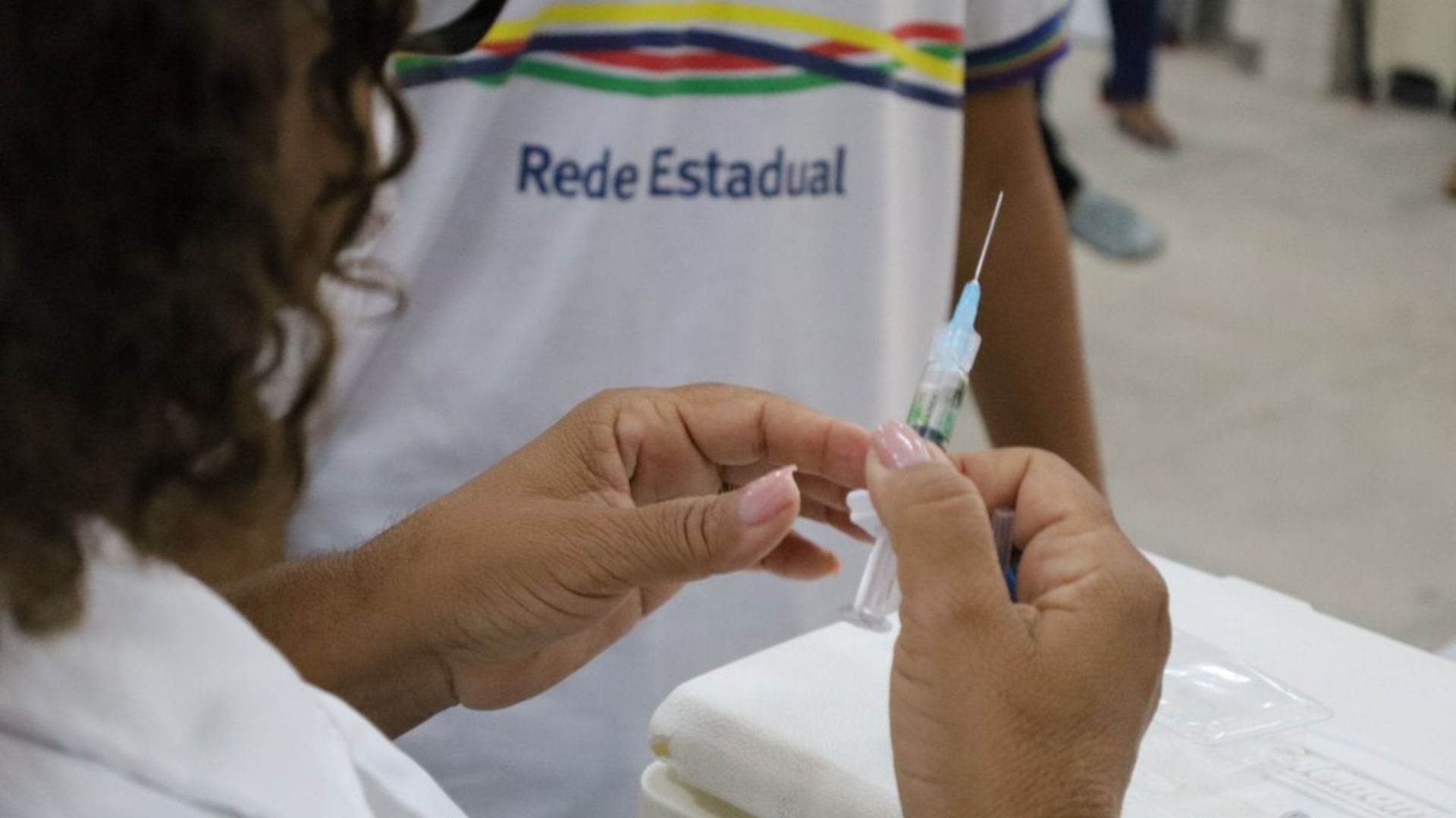 Vacinação nas escolas. Foto: SES-PE/Divulgação