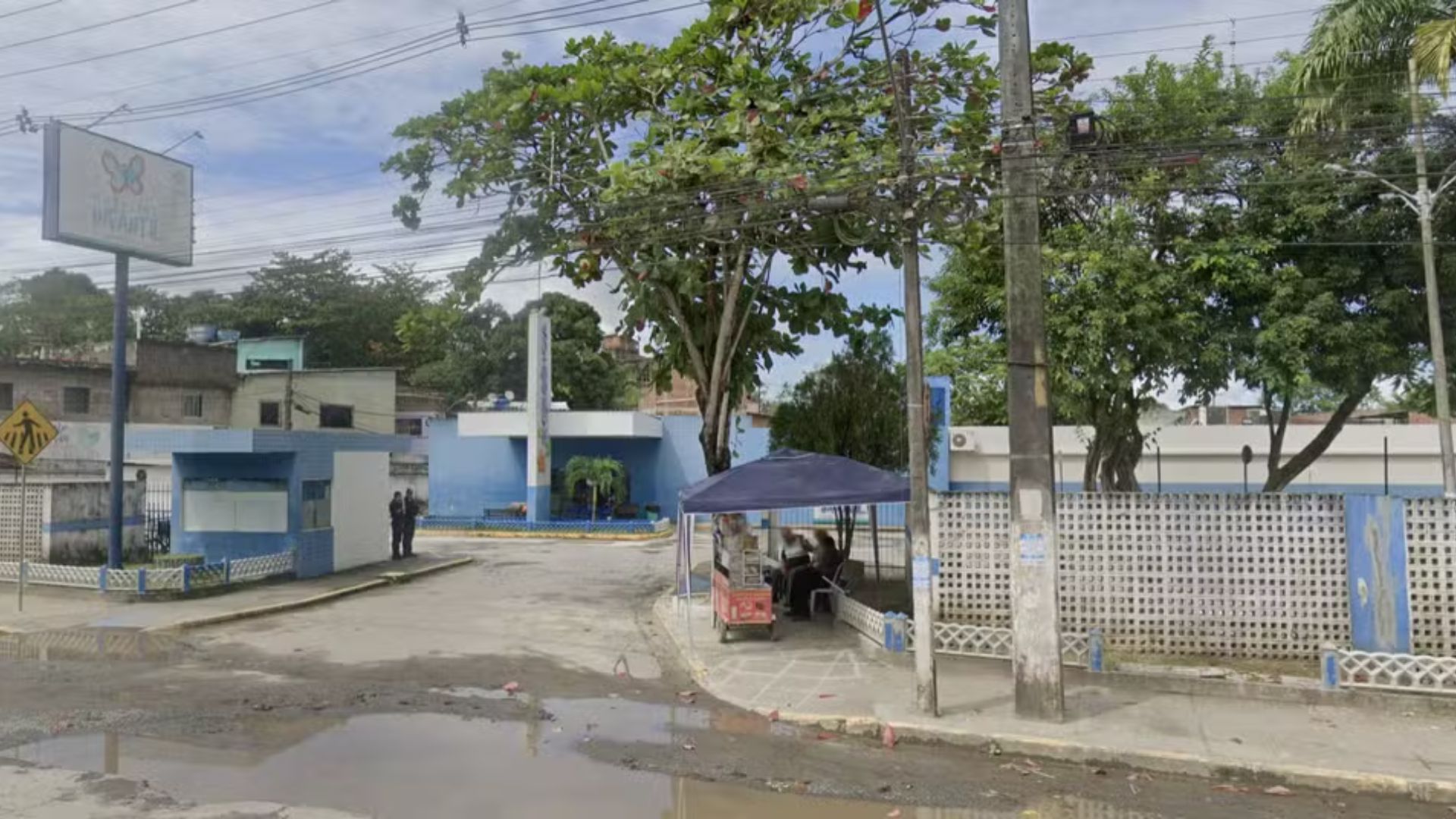 Hospital Infantil do Cabo de Santo agostinho. Foto: Reprodução/Google Street View