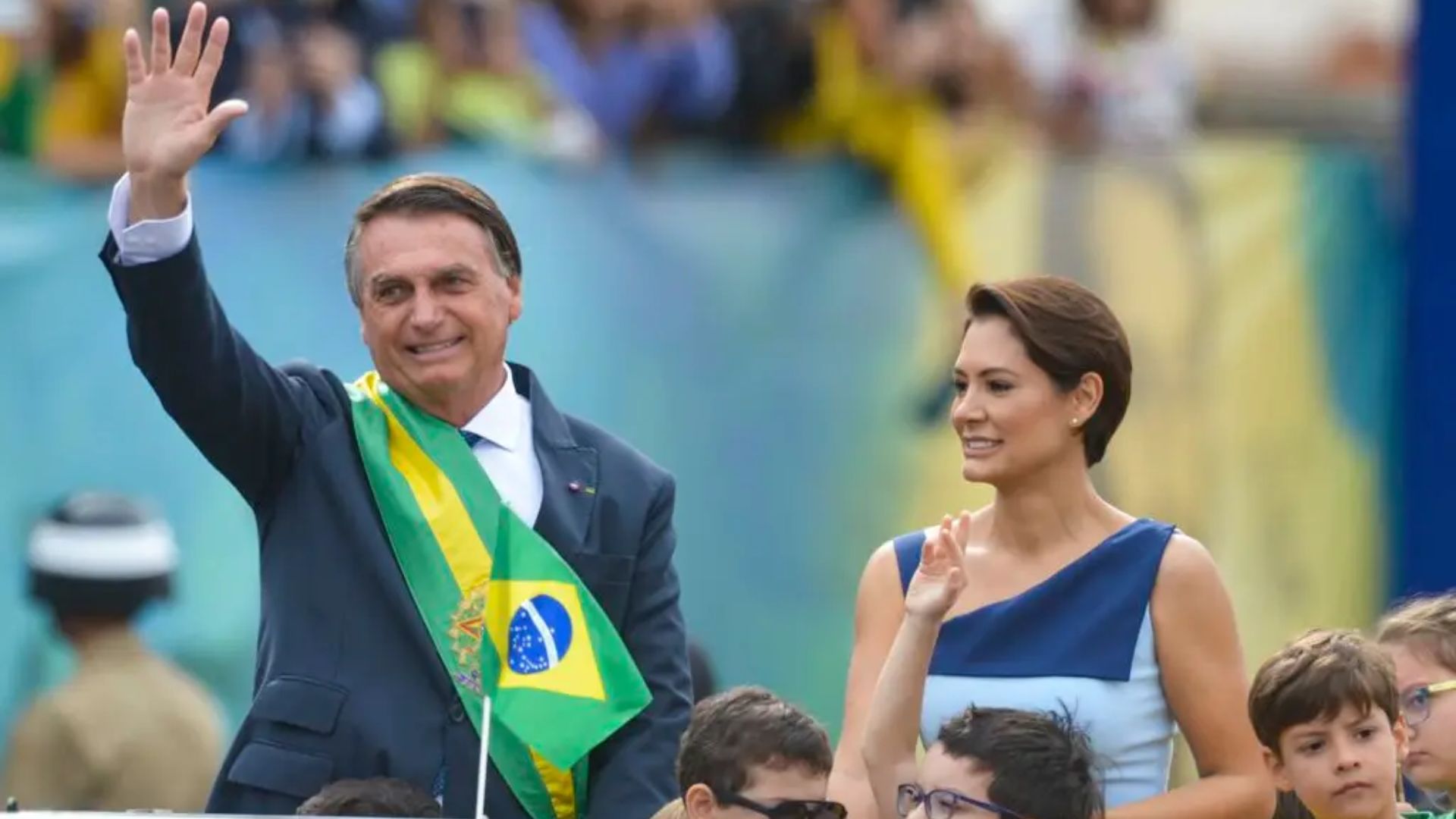 Jair e Michelle Bolsonaro. Foto: Marcelo Camargo/Agência Brasil.