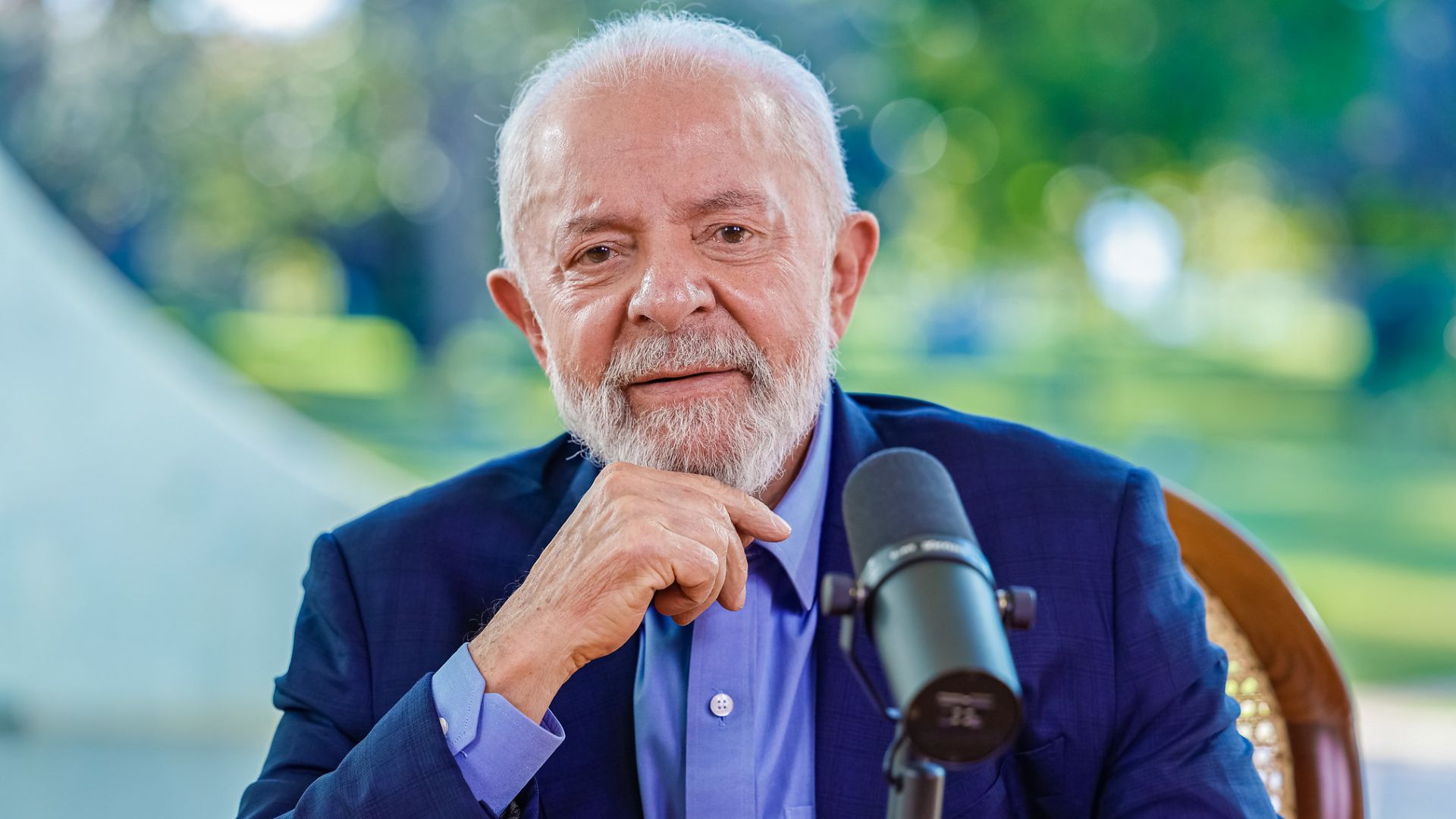 Presidente Lula durante entrevista para a CBN. Foto: 