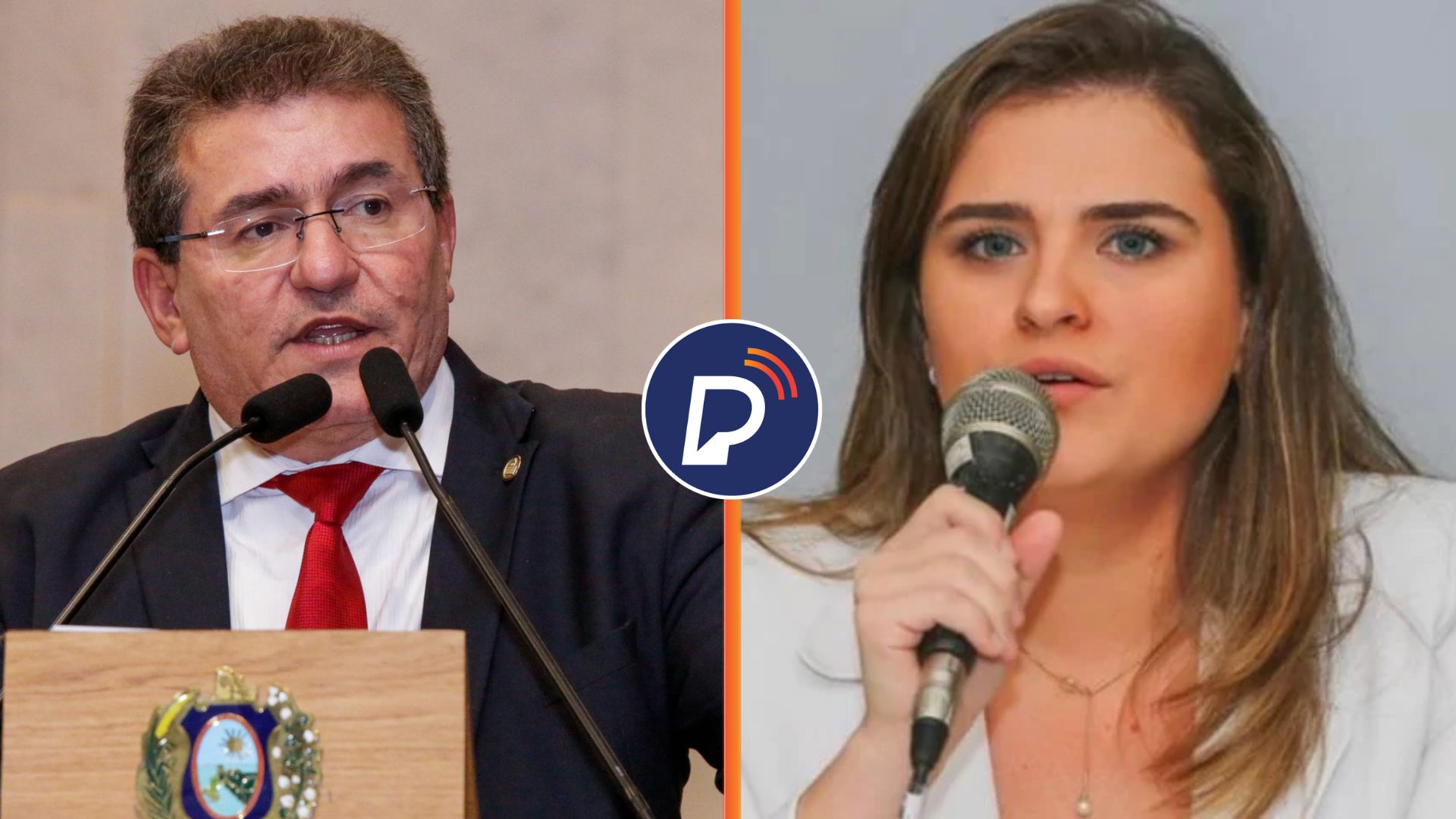 Luciano Duque e Marília Arraes. Montagem: Portal de Prefeitura