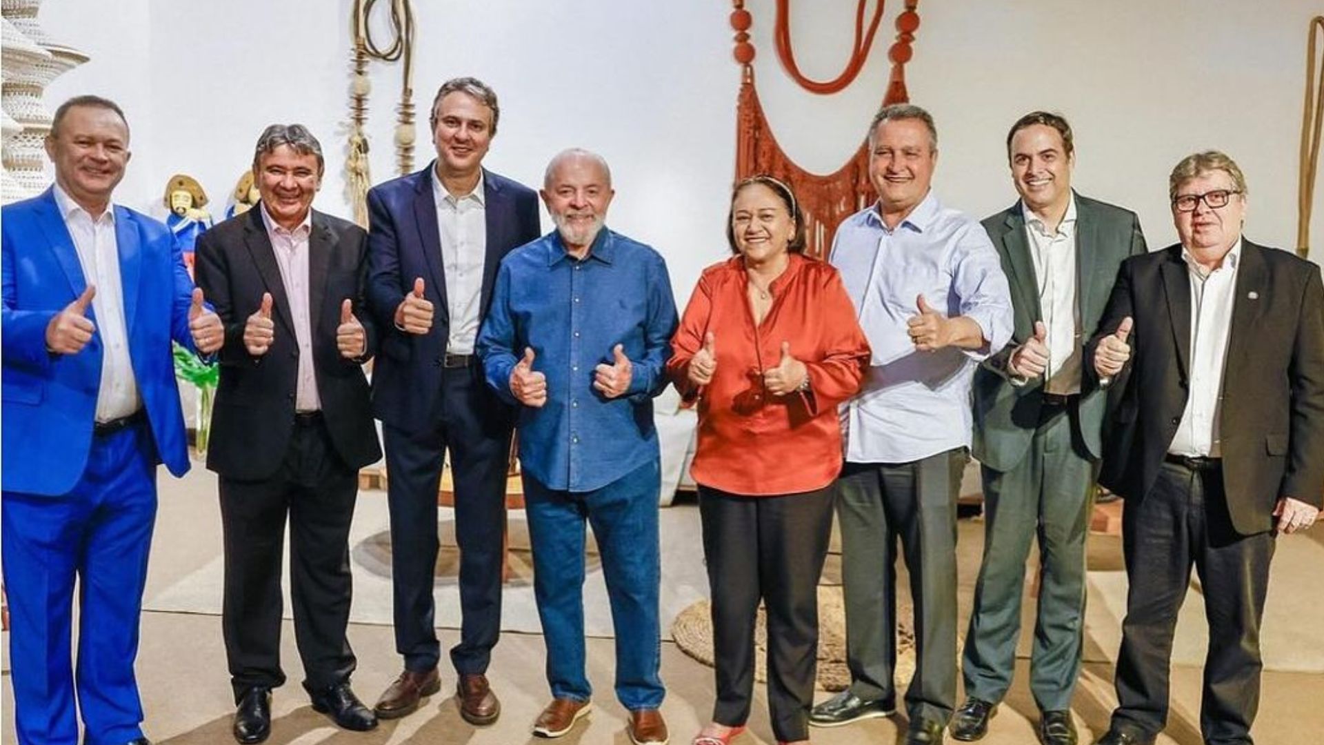 Paulo Câmara participa da reunião de governadores do Nordeste com Lula e defende unidade, Foto: Reprodução Redes Sociais