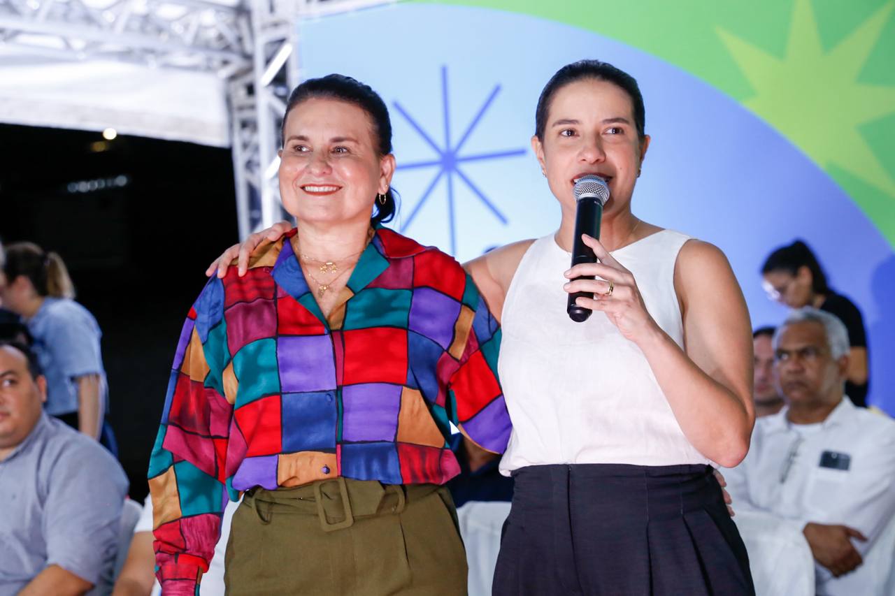 Prefeita Elcione Ramos e a governadora Raquel Lyra igarassu