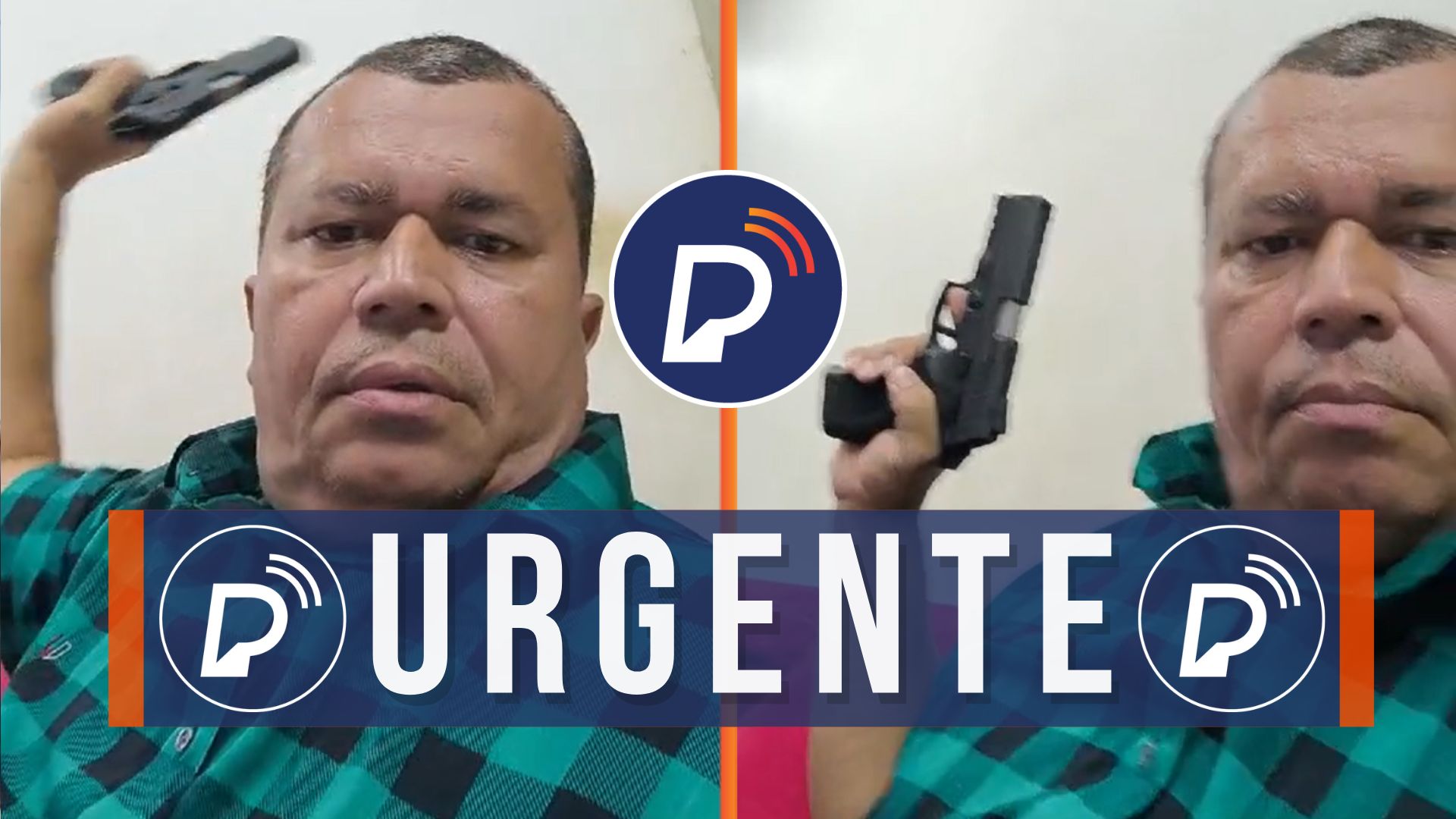 VICE-PREFEITO DE CATENDE é preso no RECIFE, após vídeo atirando na própria casa. Imagem: Arte/Portal de Prefeitura
