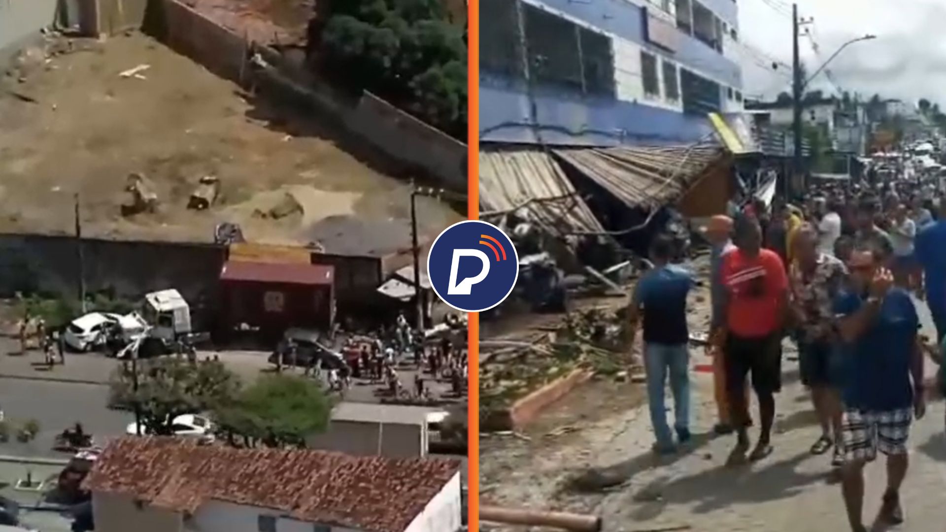 VÍDEO em Abreu e Lima, CARRETA atinge várias lojas e faz vítima, diz Bombeiros