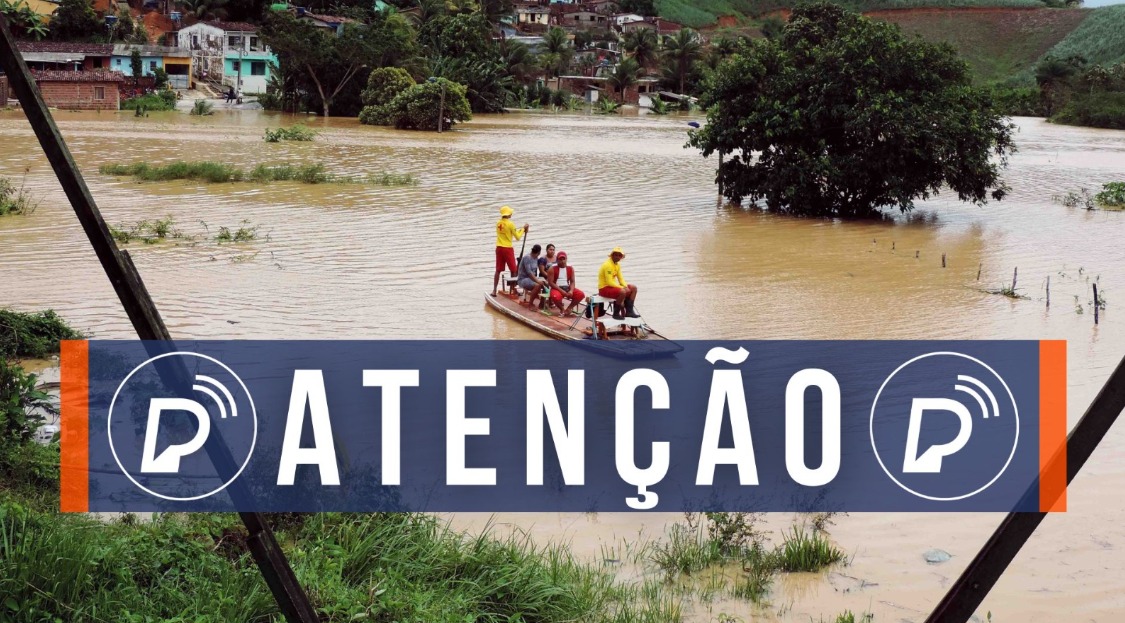Rio IPOJUCA e JACUÍPE estão inundando e extravasamento já atinge cidades, diz APAC. Foto: Divulgação