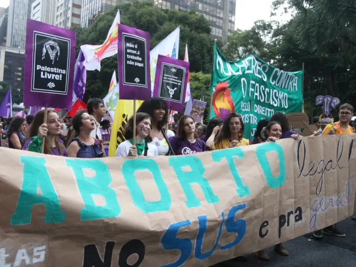 Protesto em favor do Aborto. Foto: Rovena Rosa/Agência Brasil.