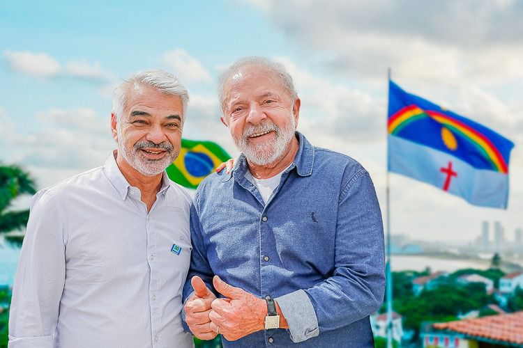 Senador Humberto Costa e presidente Lula. Foto: Ricardo Stuckert/PR.