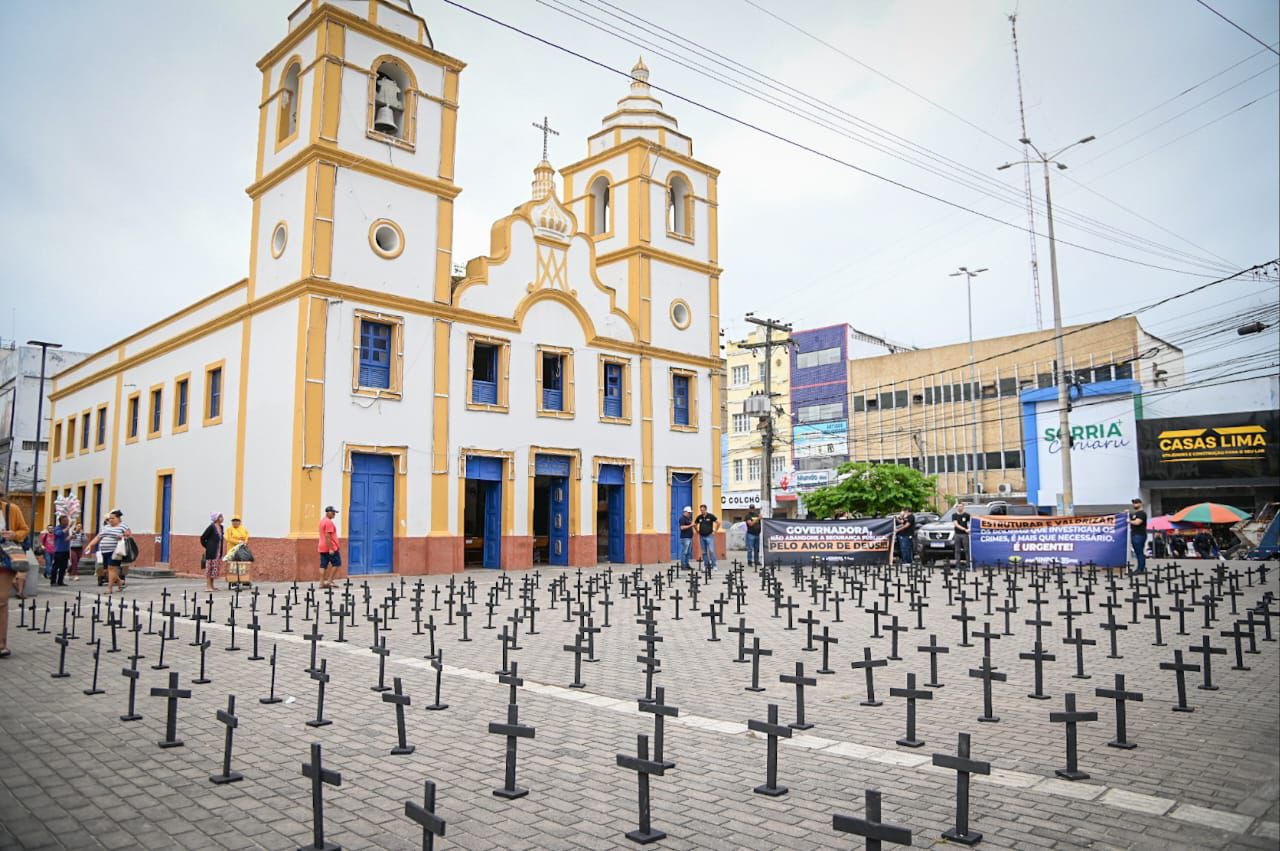 Ato do Sinpol-PE em Caruaru Pernambuco