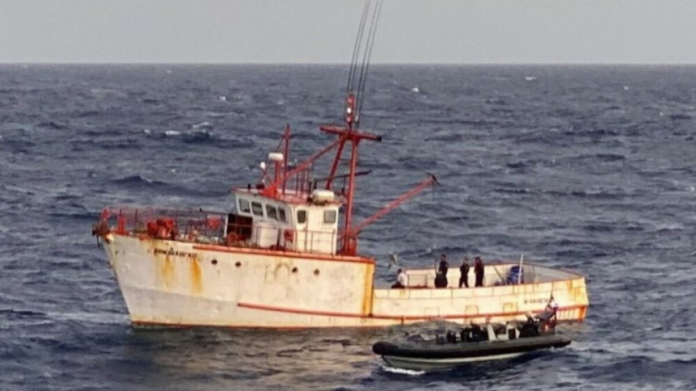 Barco de pescadores. Foto: Polícia Federal