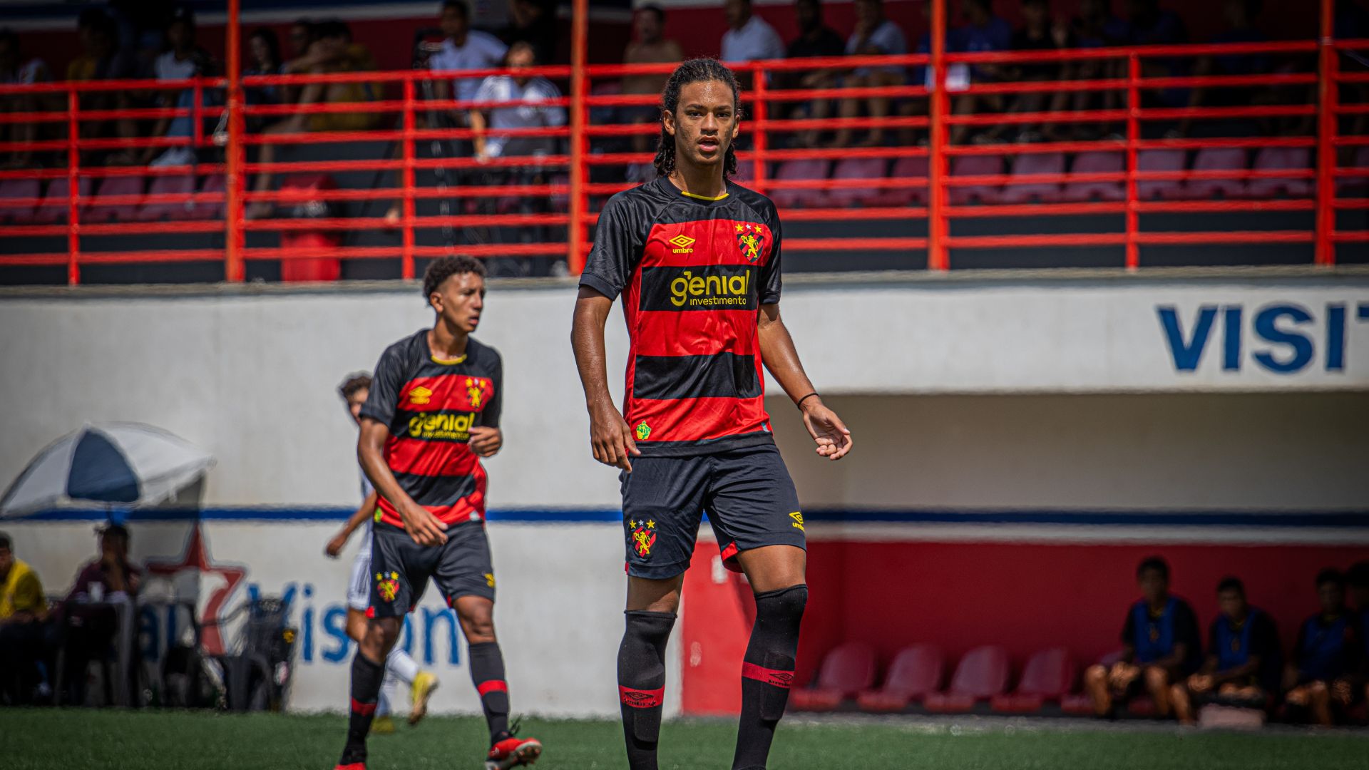 Robson, atacante da equipe Sub-17 do sport. Foto: Tiago Pavão/ Sport Recife