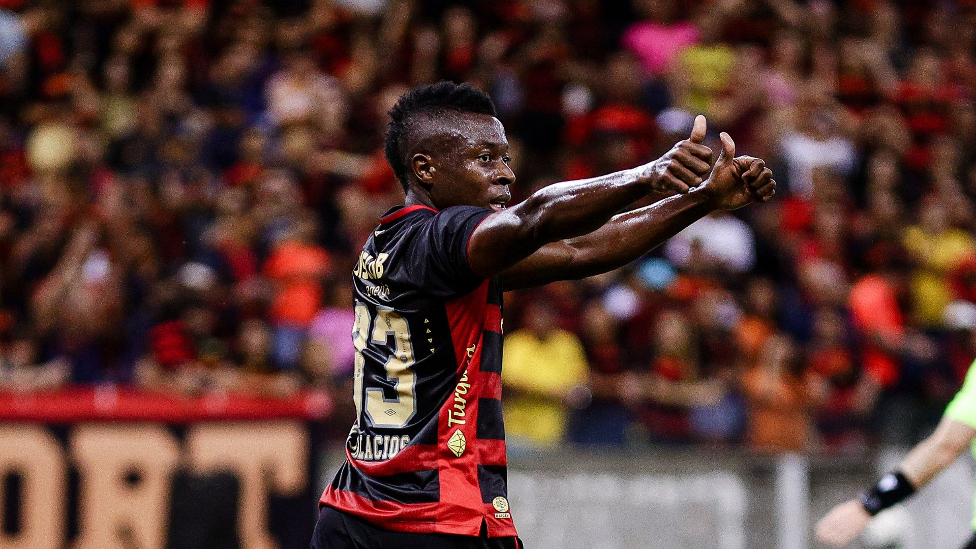 SPORT: recém-chegado, Palacios sofre lesão muscular em sua estreia. Foto:  Paulo Paiva / Sport Recife.