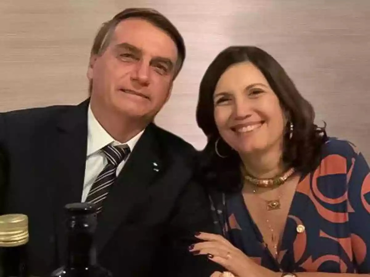 Ex-presidente Jair Bolsonaro e Bia Kicis CPAC