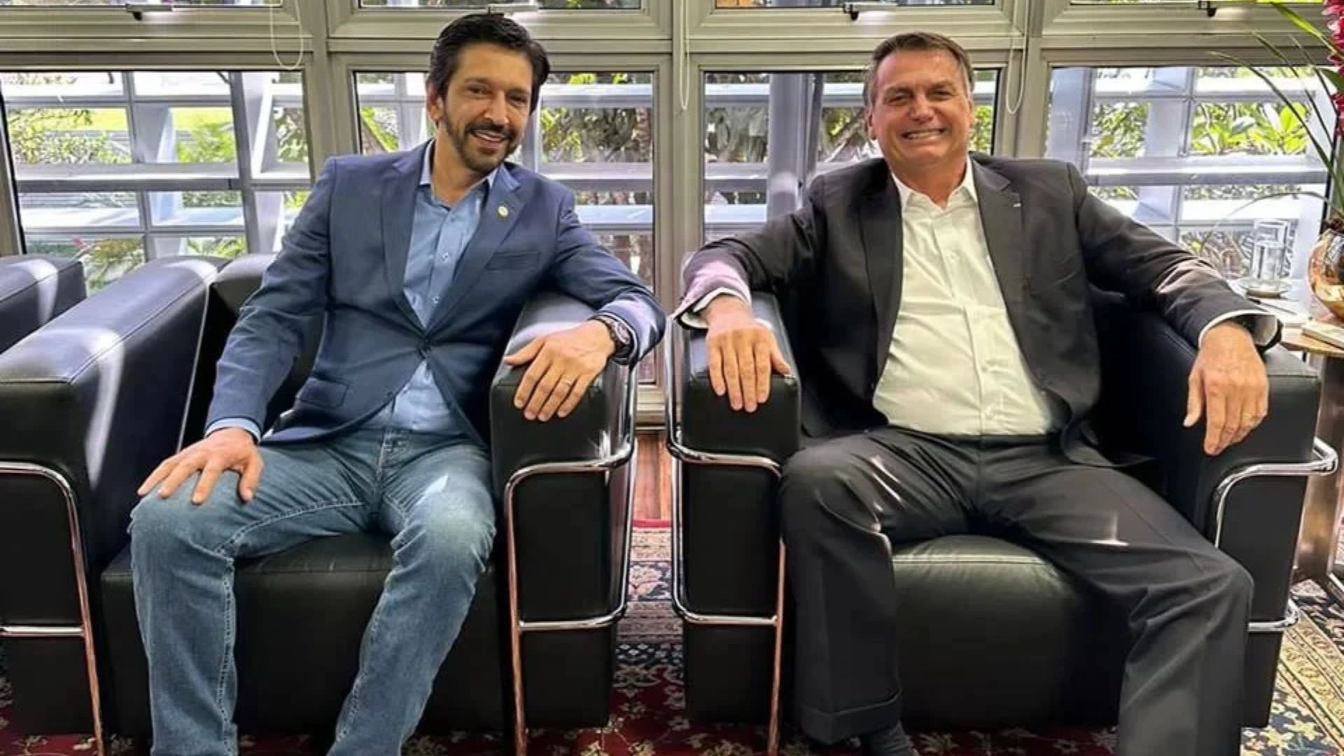 Ricardo Nunes e Bolsonaro. Foto: Divulgação