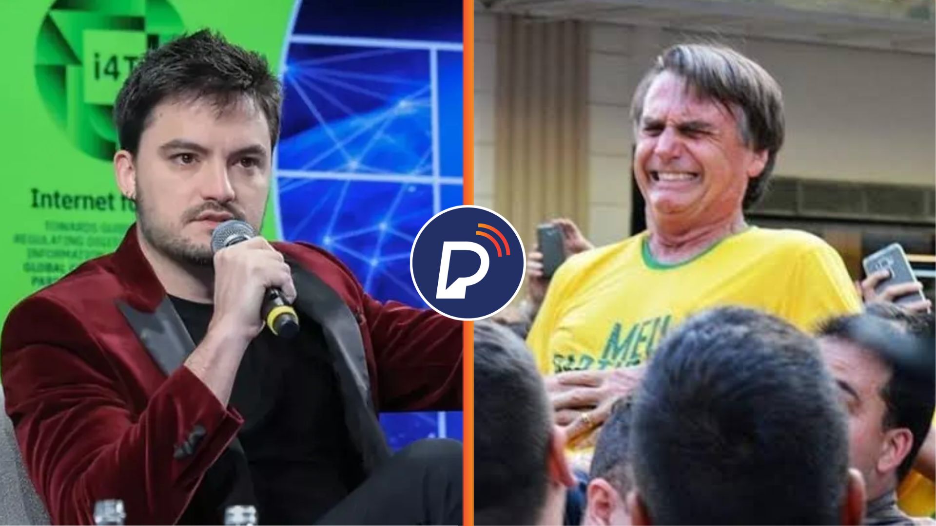 Felipe Neto e Bolsonaro. Foto: Divulgação